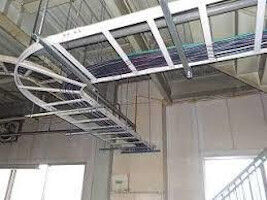 ケーブルラック配線